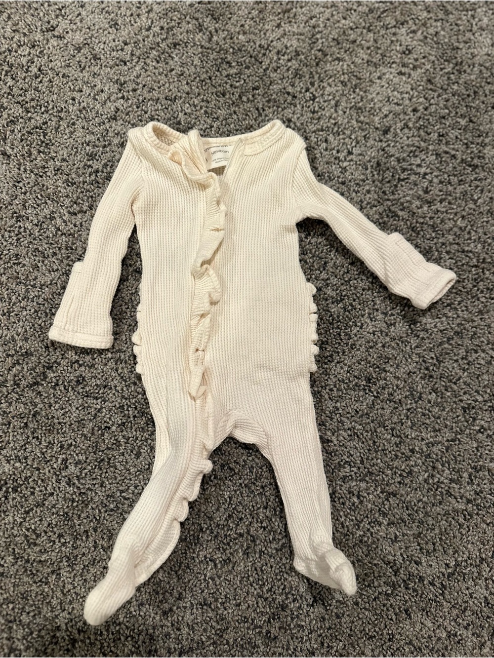 Spearmint newborn onesie